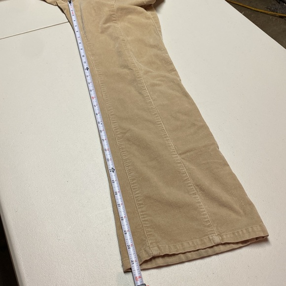 Banana Republic Ryan Fit Corduroy Flare Pants Women’s 8 regular Khaki Bootcut - Picture 12 of 12